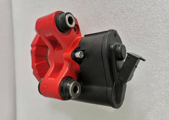 16in Wheel Red Tesla Brake Pads For Rear Double Caliper