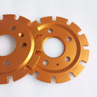 TS16949 Brake Disc Bell Orange Aluminum Center Cap For 330*28mm Brake Disc